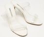 Manolo Blahnik Pre-owned Plastic sandals White Dames - Thumbnail 2