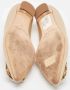 Manolo Blahnik Pre-owned Satin flats Beige Dames - Thumbnail 5