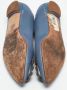 Manolo Blahnik Pre-owned Satin flats Blue Dames - Thumbnail 6