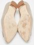 Manolo Blahnik Pre-owned Satin flats Gray Dames - Thumbnail 5