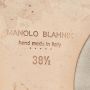 Manolo Blahnik Pre-owned Satin flats Gray Dames - Thumbnail 7