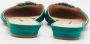 Manolo Blahnik Pre-owned Satin flats Green Dames - Thumbnail 5