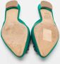 Manolo Blahnik Pre-owned Satin flats Green Dames - Thumbnail 6