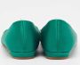 Manolo Blahnik Pre-owned Satin flats Green Dames - Thumbnail 5