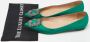 Manolo Blahnik Pre-owned Satin flats Green Dames - Thumbnail 9