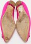 Manolo Blahnik Pre-owned Satin flats Pink Dames - Thumbnail 6