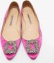 Manolo Blahnik Pre-owned Satin flats Purple Dames - Thumbnail 2