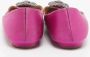 Manolo Blahnik Pre-owned Satin flats Purple Dames - Thumbnail 3