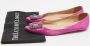 Manolo Blahnik Pre-owned Satin flats Purple Dames - Thumbnail 7