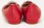 Manolo Blahnik Pre-owned Satin flats Red Dames - Thumbnail 5