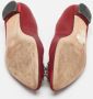 Manolo Blahnik Pre-owned Satin flats Red Dames - Thumbnail 5