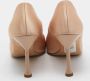 Manolo Blahnik Pre-owned Satin heels Beige Dames - Thumbnail 5