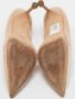 Manolo Blahnik Pre-owned Satin heels Beige Dames - Thumbnail 6