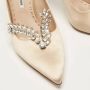 Manolo Blahnik Pre-owned Satin heels Beige Dames - Thumbnail 7