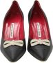 Manolo Blahnik Pre-owned Satin heels Black Dames - Thumbnail 2