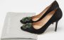 Manolo Blahnik Pre-owned Satin heels Black Dames - Thumbnail 9