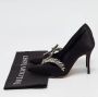 Manolo Blahnik Pre-owned Satin heels Black Dames - Thumbnail 9