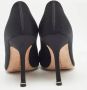 Manolo Blahnik Pre-owned Satin heels Black Dames - Thumbnail 5