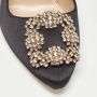 Manolo Blahnik Pre-owned Satin heels Black Dames - Thumbnail 7