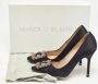 Manolo Blahnik Pre-owned Satin heels Black Dames - Thumbnail 9