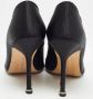 Manolo Blahnik Pre-owned Satin heels Black Dames - Thumbnail 5