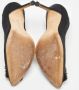 Manolo Blahnik Pre-owned Satin heels Black Dames - Thumbnail 6