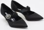 Manolo Blahnik Pre-owned Satin heels Black Dames - Thumbnail 4