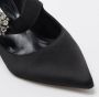 Manolo Blahnik Pre-owned Satin heels Black Dames - Thumbnail 7