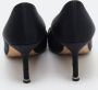 Manolo Blahnik Pre-owned Satin heels Black Dames - Thumbnail 5