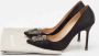 Manolo Blahnik Pre-owned Satin heels Black Dames - Thumbnail 9