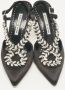 Manolo Blahnik Pre-owned Satin heels Black Dames - Thumbnail 3