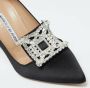 Manolo Blahnik Pre-owned Satin heels Black Dames - Thumbnail 7