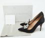 Manolo Blahnik Pre-owned Satin heels Black Dames - Thumbnail 9