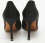 Manolo Blahnik Pre-owned Satin heels Black Dames - Thumbnail 4