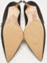 Manolo Blahnik Pre-owned Satin heels Black Dames - Thumbnail 5