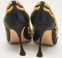 Manolo Blahnik Pre-owned Satin heels Black Dames - Thumbnail 3