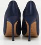 Manolo Blahnik Pre-owned Satin heels Blue Dames - Thumbnail 5