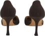 Manolo Blahnik Pre-owned Satin heels Brown Dames - Thumbnail 2