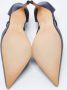 Manolo Blahnik Pre-owned Satin heels Gray Dames - Thumbnail 6