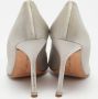 Manolo Blahnik Pre-owned Satin heels Gray Dames - Thumbnail 5