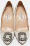 Manolo Blahnik Pre-owned Satin heels Gray Dames - Thumbnail 3