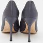 Manolo Blahnik Pre-owned Satin heels Gray Dames - Thumbnail 5