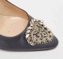 Manolo Blahnik Pre-owned Satin heels Gray Dames - Thumbnail 7