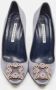 Manolo Blahnik Pre-owned Satin heels Gray Dames - Thumbnail 3