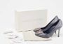 Manolo Blahnik Pre-owned Satin heels Gray Dames - Thumbnail 9