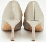 Manolo Blahnik Pre-owned Satin heels Gray Dames - Thumbnail 5