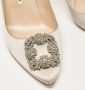 Manolo Blahnik Pre-owned Satin heels Gray Dames - Thumbnail 7