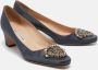 Manolo Blahnik Pre-owned Satin heels Gray Dames - Thumbnail 4