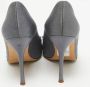 Manolo Blahnik Pre-owned Satin heels Gray Dames - Thumbnail 5