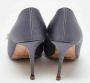 Manolo Blahnik Pre-owned Satin heels Gray Dames - Thumbnail 3